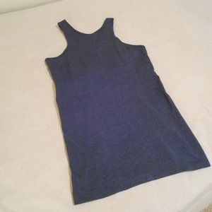 Lululemon Heathered Navy Blue Tank Top With Built-In Bra